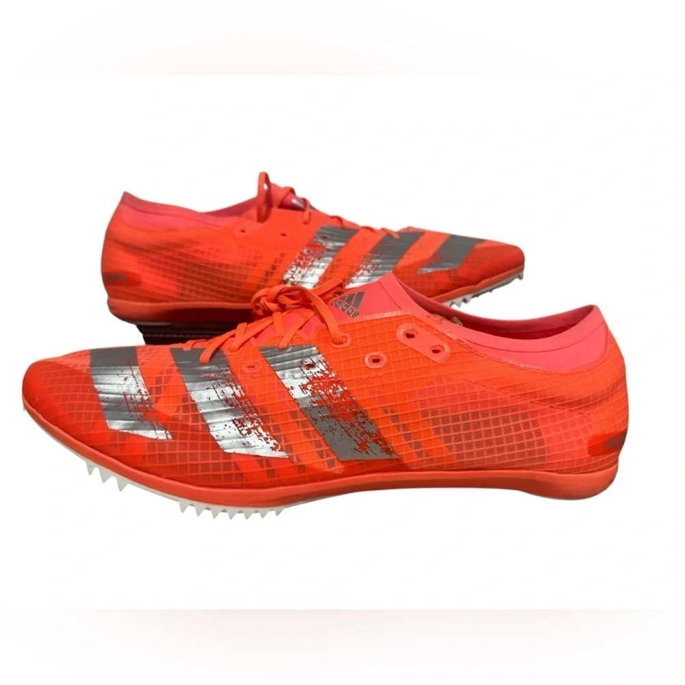 Adidas Adizero Ambition M Track & Field Spikes Mid Distance Coral Men’s Size 13